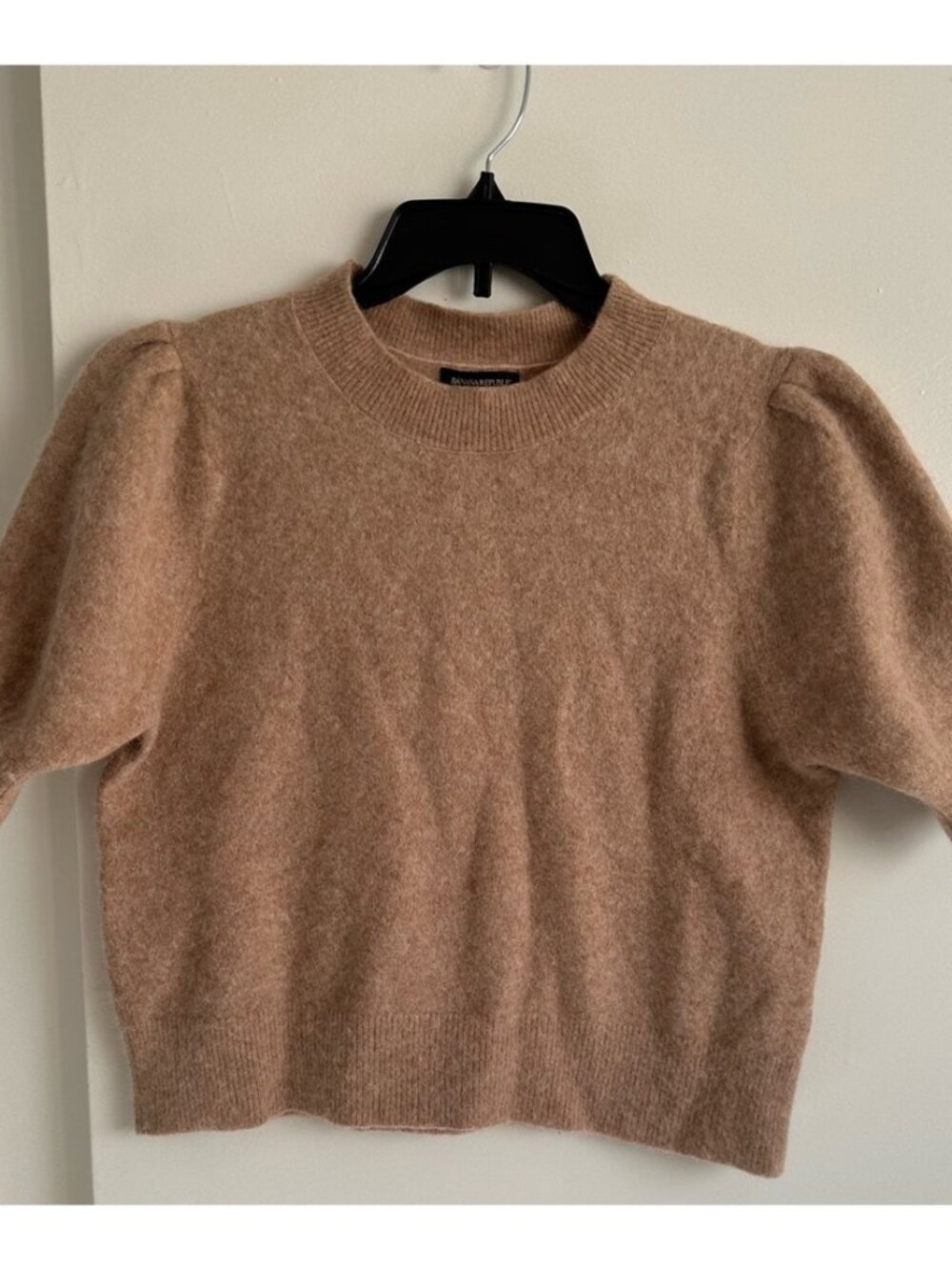 Crew Neck Sweater Wool Alpaca And Polyester - Picture 1 of 2